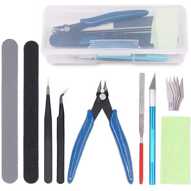 Model Kit Nipper - 9PCS/1set Model Building Tool Kit, Basic