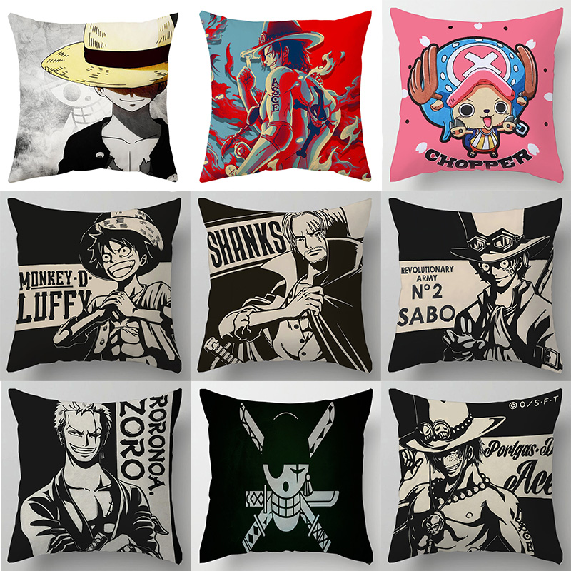 Model Kit One Piece Bandai - Anime One Piece Cartoon Pillow Cover