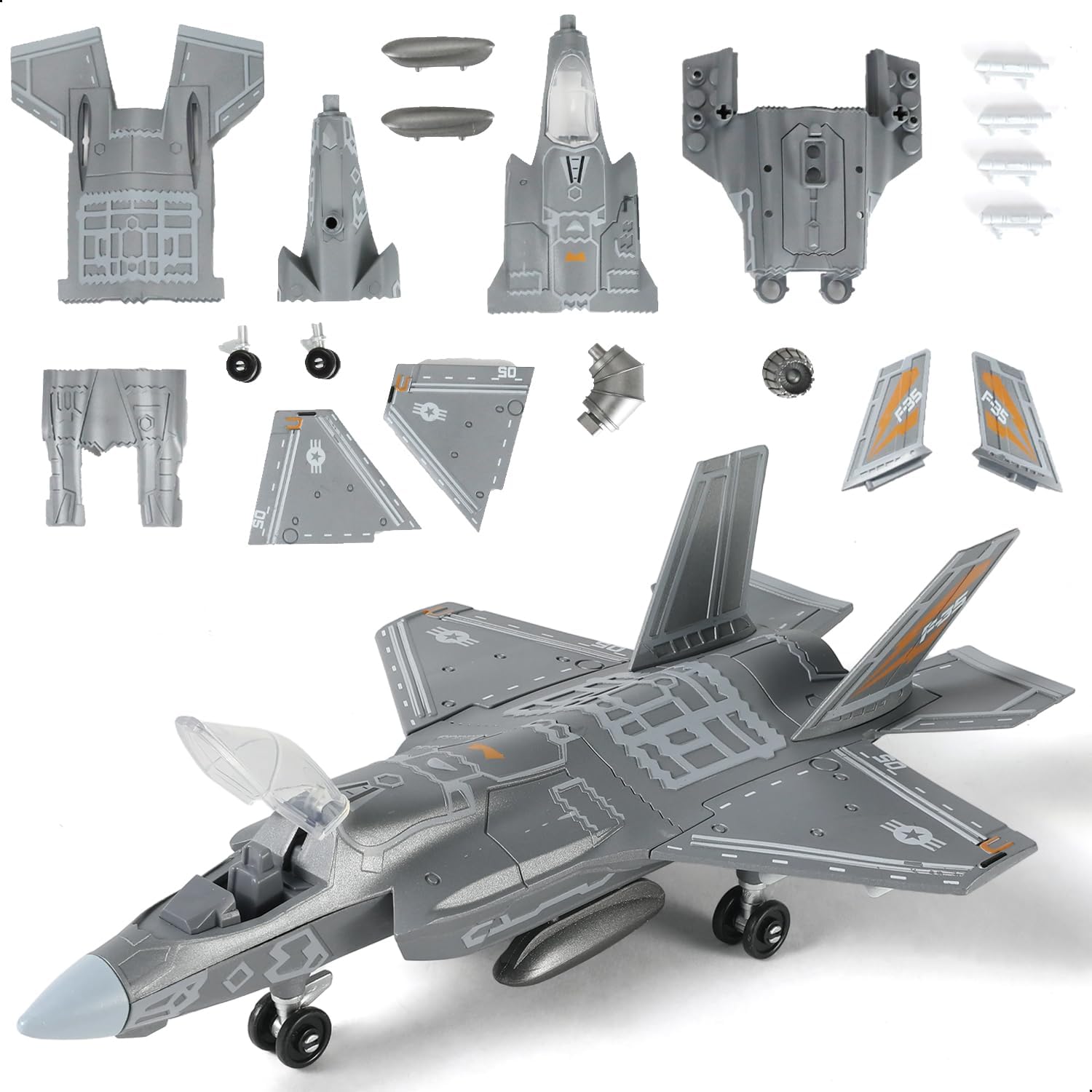 Model Kit Hobby - 1:72 Scale F-35 Fighter Jet Quick