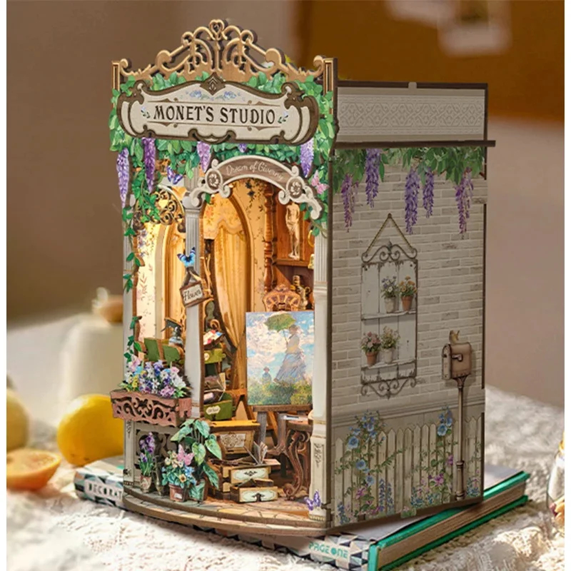 Wooden Monet's Studio Book Noo - đánh giá và giá Model Kit Studio