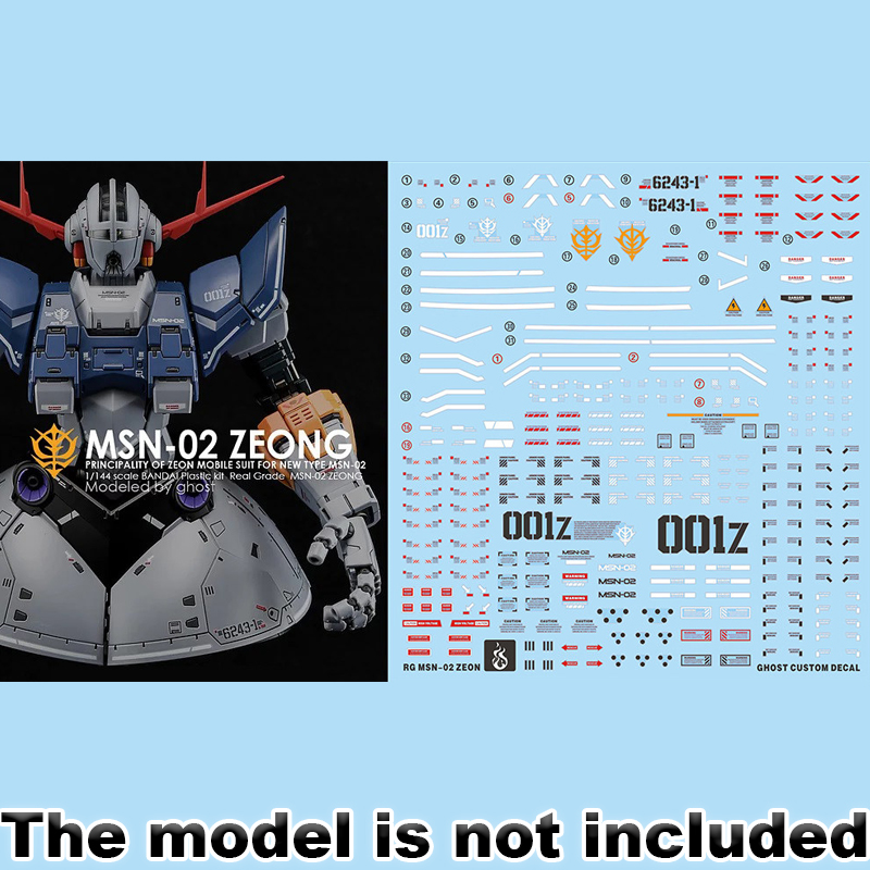 Model Decals for RG 1/144 MSN- - đánh giá và giá Model Kit Hobby