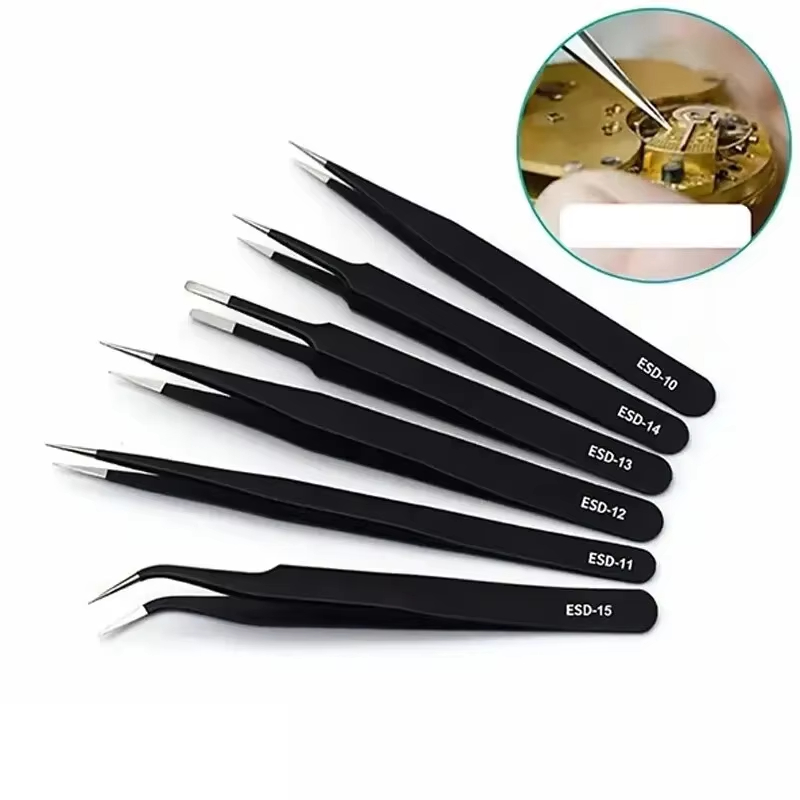 Precision Tweezers Set ESD Ant - đánh giá và giá Model Kit Nipper