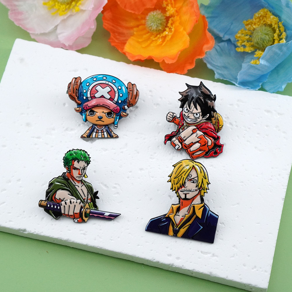 4Pcs Cartoon ONE PIECE Luffy B - đánh giá và giá Model Kit One Piece Bandai