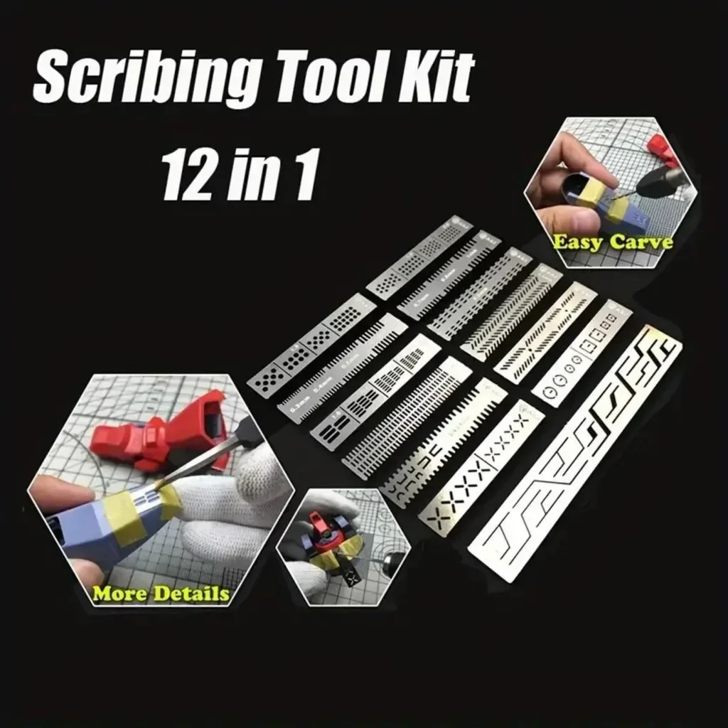 13 In 1 Carving Ruler Drill Ho - đánh giá và giá Model Kit Perfect Grade