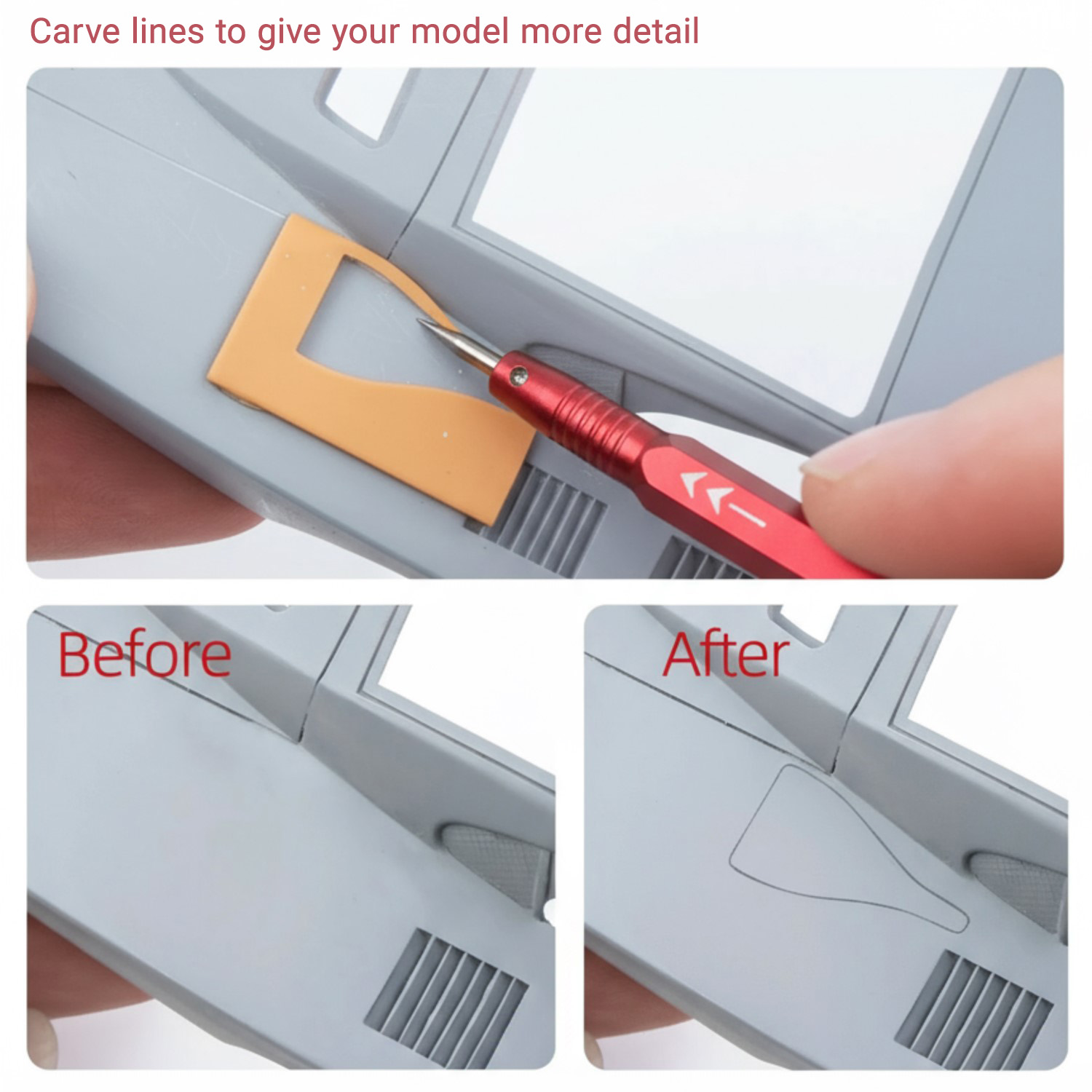 Model Scriber Tool Set with Sc - đánh giá và giá Model Kit Perfect Grade