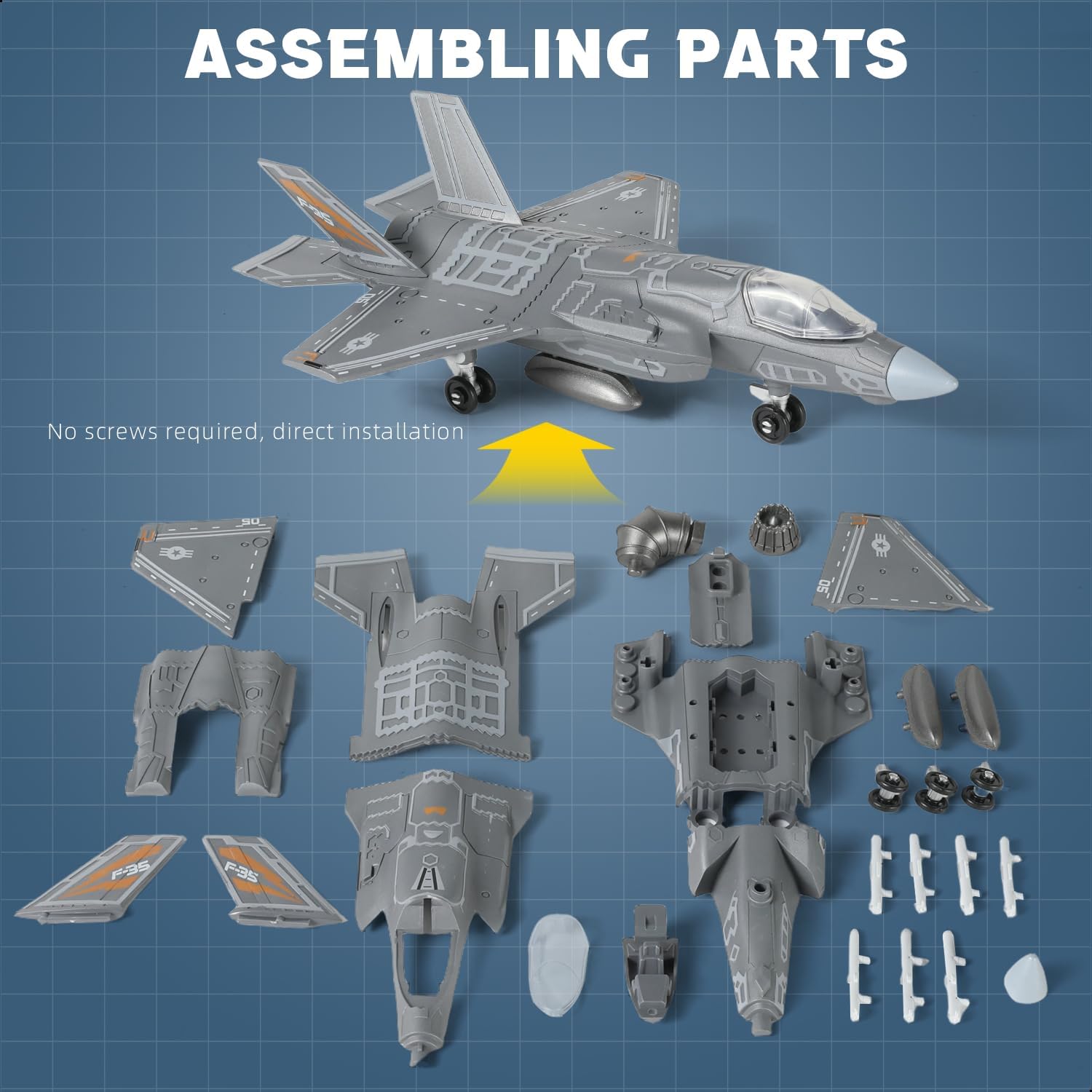 1:72 Scale F-35 Fighter Jet Qu - đánh giá và giá Model Kit Hobby