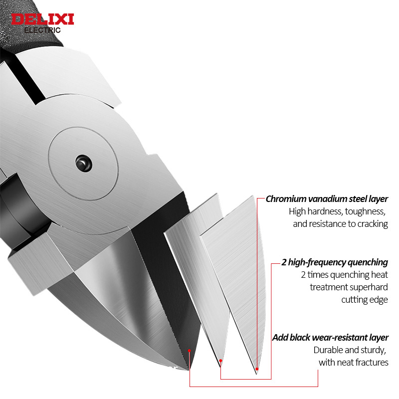 DELIXI ELECTRIC Nozzle Pliers  - đánh giá và giá Model Kit Nipper