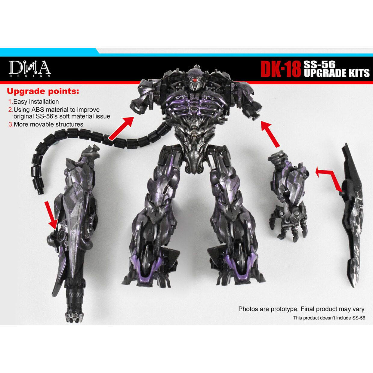 DNA Design DK-18 Exclusive Upg - đánh giá và giá Model Kit Studio