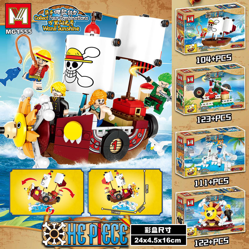 4in1 One Piece THOUSAND SUNNY  - đánh giá và giá Model Kit One Piece Bandai