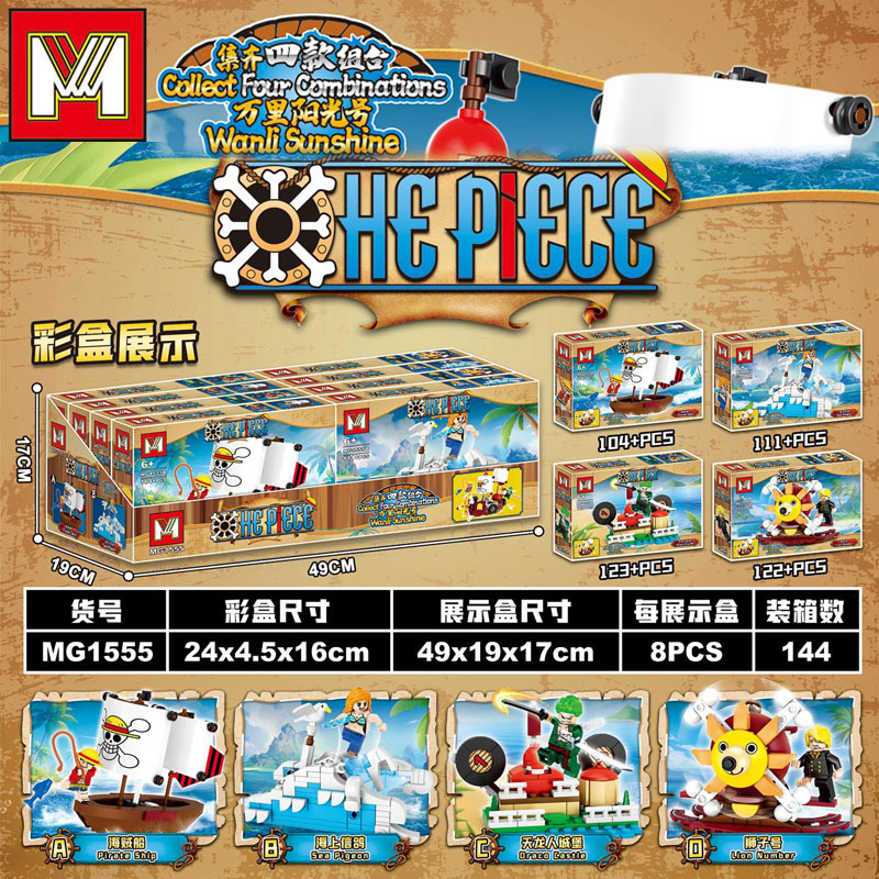 4in1 One Piece THOUSAND SUNNY  - đánh giá và giá Model Kit One Piece Bandai