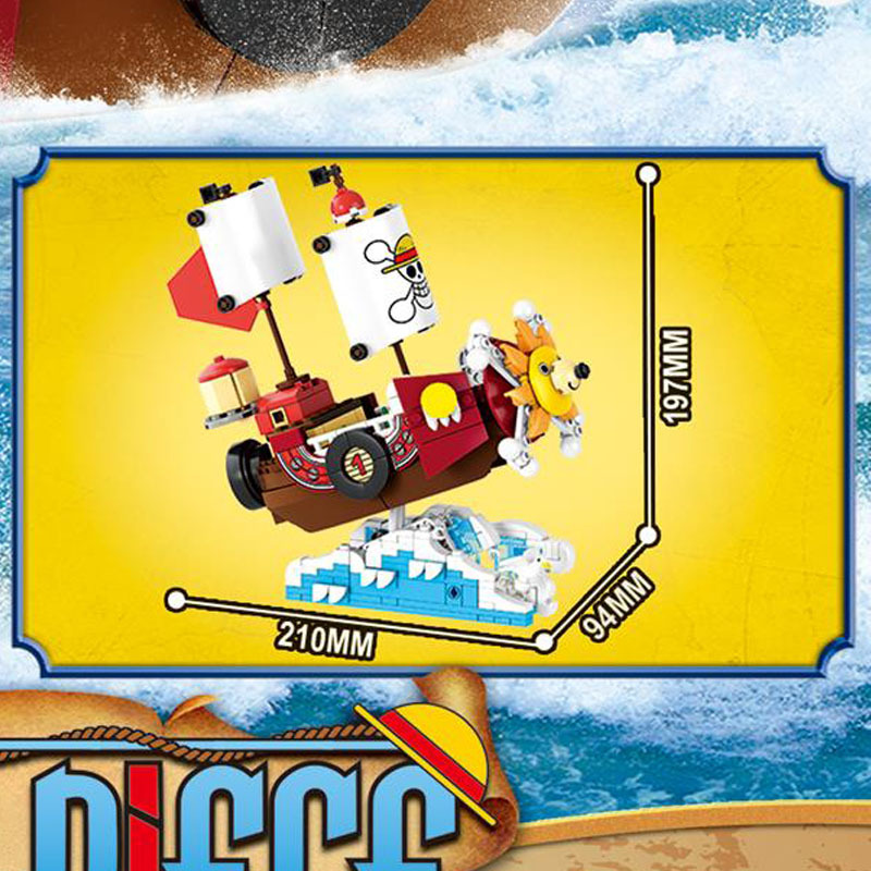 4in1 One Piece THOUSAND SUNNY  - đánh giá và giá Model Kit One Piece Bandai