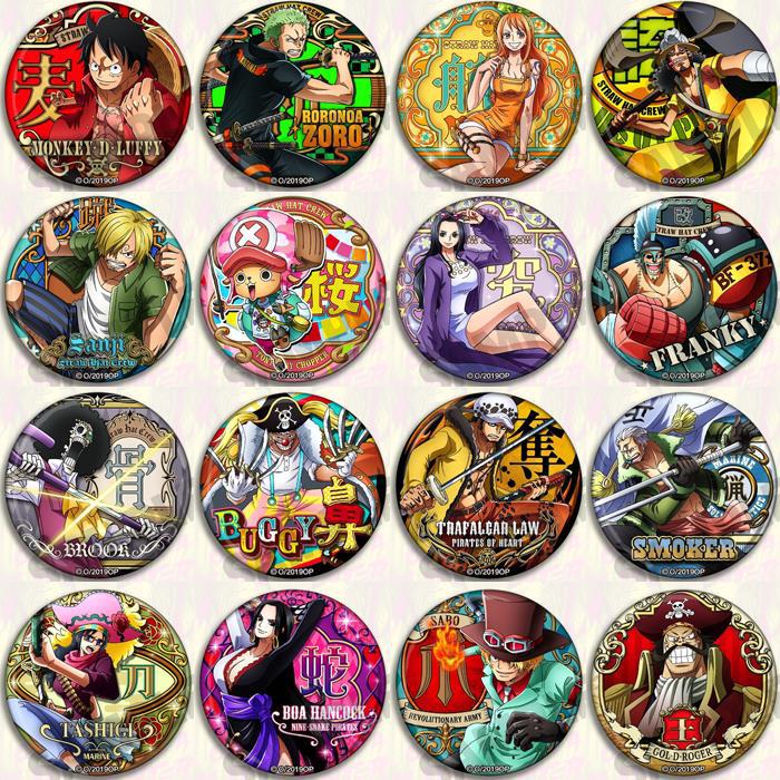 One Piece Anime Badge Pin Set  - đánh giá và giá Model Kit One Piece Bandai