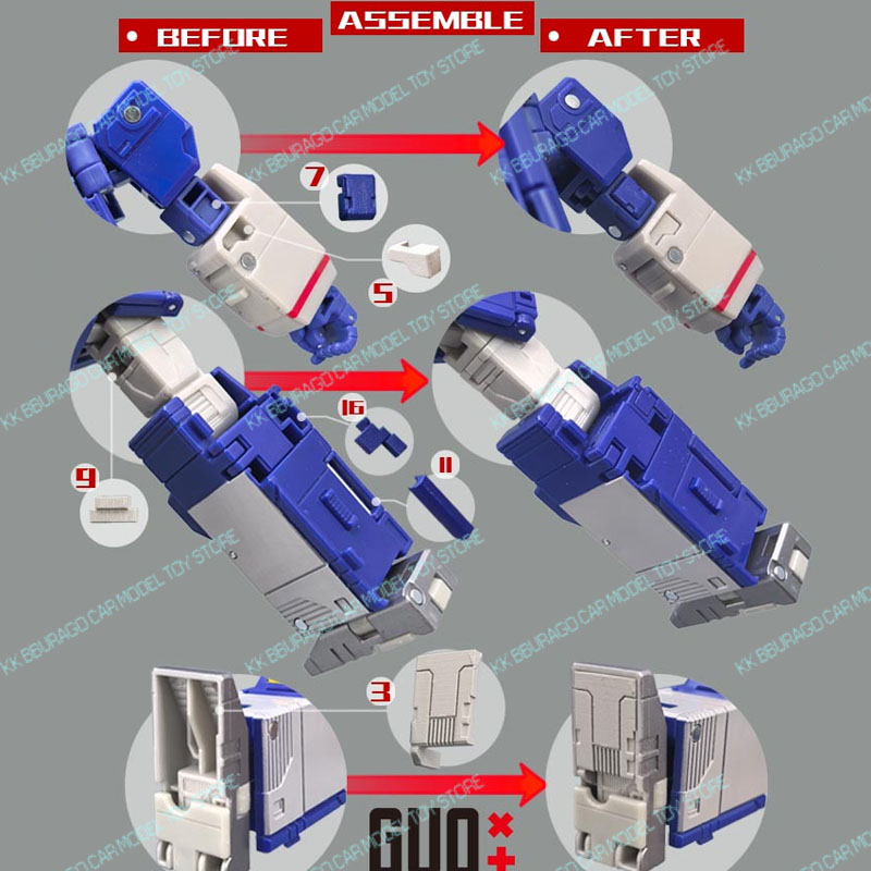 GUO Studio Transformation SS86 - đánh giá và giá Model Kit Studio