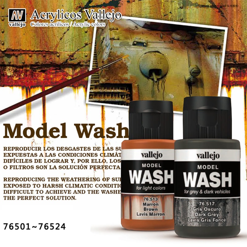 Vallejo 35ml Model Wash Weathe - đánh giá và giá Tamiya Model Paint Set