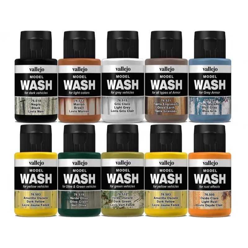 Vallejo 35ml Model Wash Weathe - đánh giá và giá Tamiya Model Paint Set